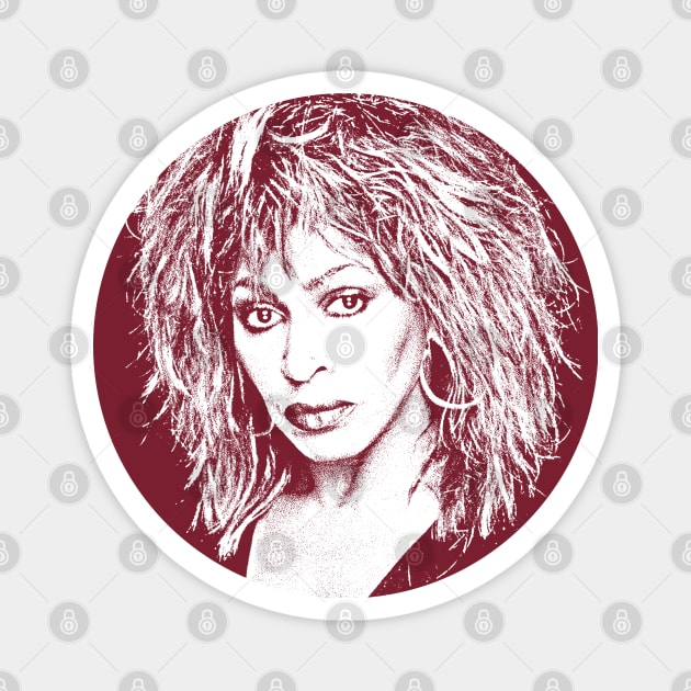 Tina Turner ///// 80s Style Retro Fan Art Design Magnet by DankFutura